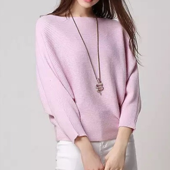 Dolman Sleeves Knit Top - Picture 1 of 6